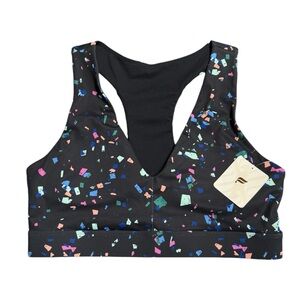 Fabletics On-The-Go Midi Medium Impact Sports Bra Womens Size Large Multicolor